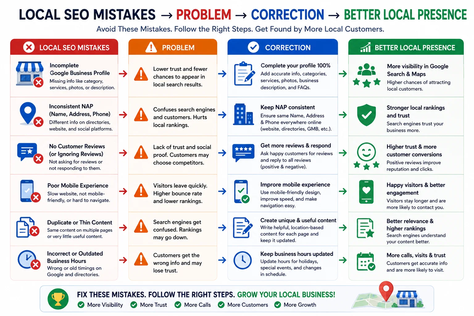 Local SEO Mistakes
